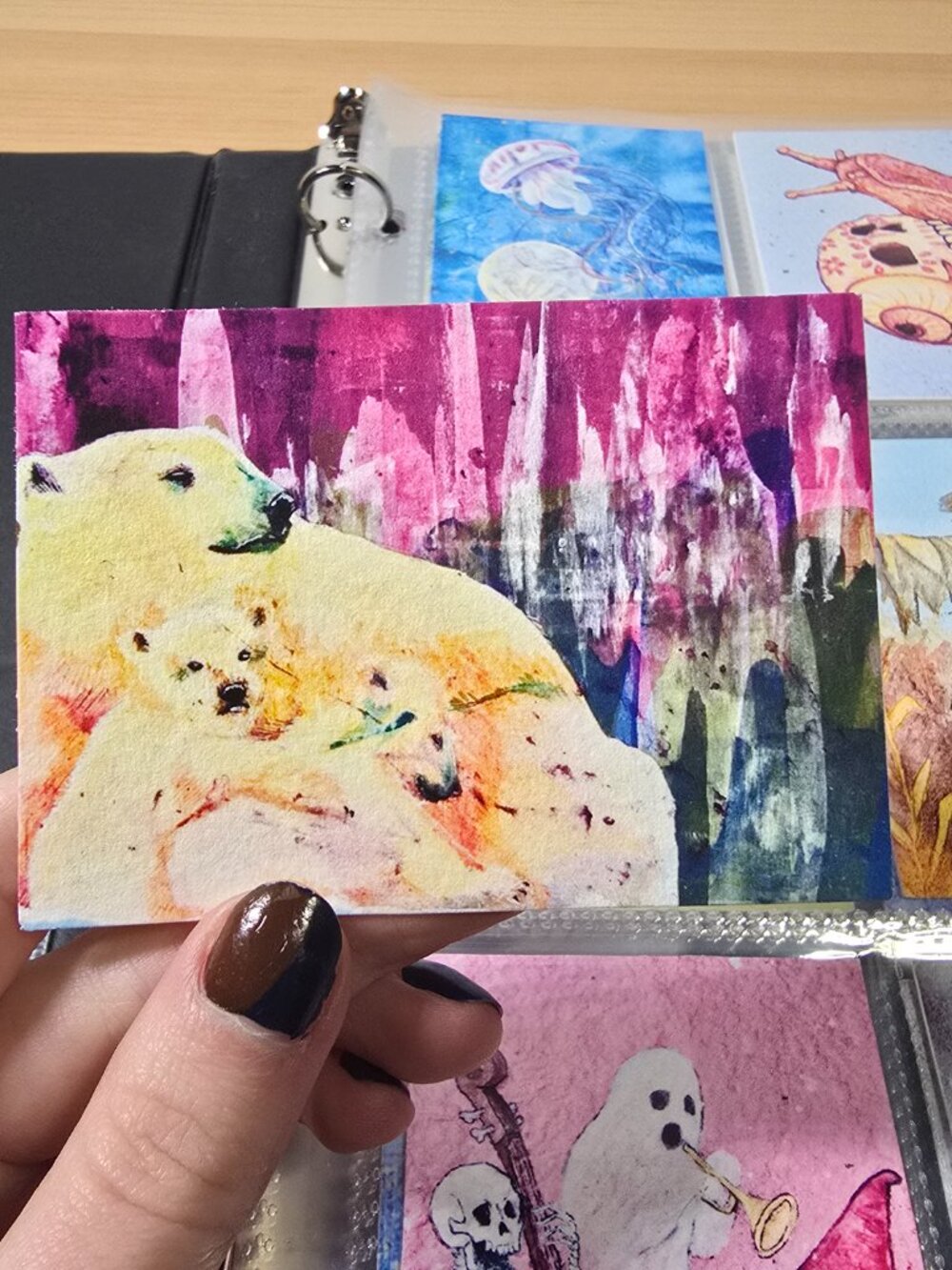 Polar Bears Mini Art 🐻‍❄️💧 Charity Collection Print (Signed)
